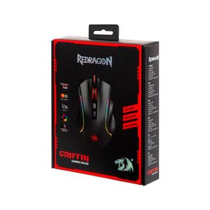 Mouse Gamer Redragon Griffin M607 Black
