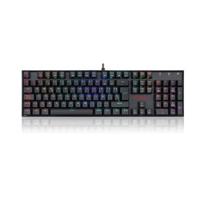 Teclado Gamer Redragon Mitra Spanish K551RGB Red Switch Black