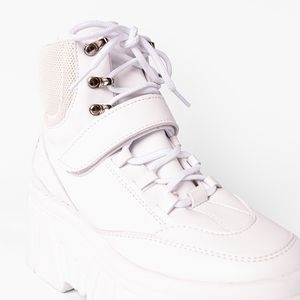 Zapatillas Urbanas Mujer Chunky  Boot  Blanco