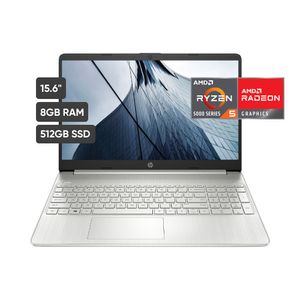 Notebook HP 15-ef2507la 15.6'' AMD Ryzen 5 (5000 series) 8GB 512GB SSD