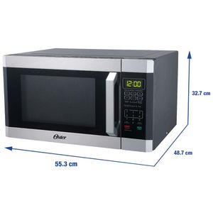Horno Microondas OSTER 45L POGYME1502G Gris/Negro