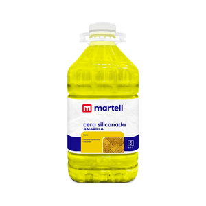 Cera Siliconada Líquida Martell Amarilla - Galón 3.5 litros