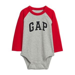 Body Baby GAP Con Logo 100% Algodón Manga Larga para Bebé Niño