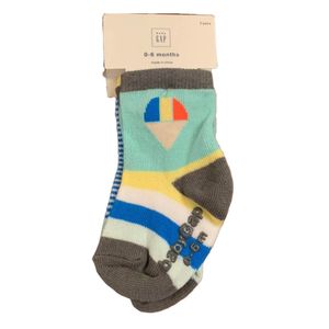 Pack 2 Pares de Medias Baby Gap con Colores para Bebe Niño