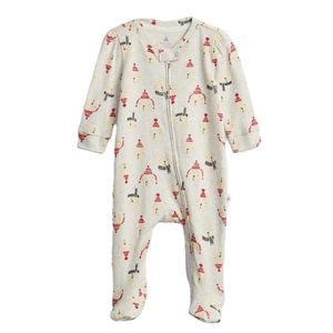 Pijama Enterizo Baby Gap con Diseño de Ositos 100% Algodón para Bebé Niña