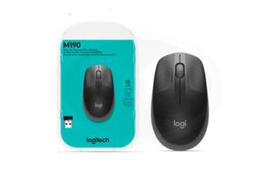 Mouse Logitech M190 Inalambrico 1k DPI Conexión USB Negro