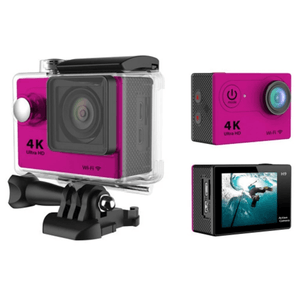Cámara Gopro Ultra HD 4K Wifi de Acción Deporte Acuático RYAN Fucsia
