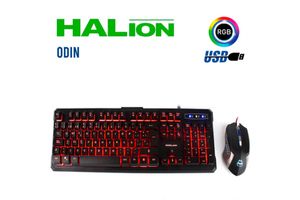 Kit Gamer Teclado Mouse Halion Odin Ha-515c