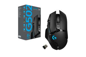 Mouse Gamer Logitech G502 25.6 k DPI 1ms Ligthspeed Wireless Color Negro