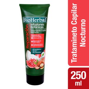 Tratamiento Capilar Nocturno BIOHERBAL Reparación Tubo 250ml