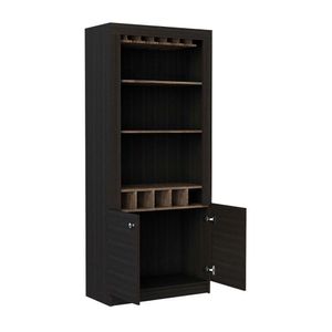 Bar Bellagio negro madera Tuhome