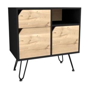 Archivador Stamford Negro 65x72cm Tuhome