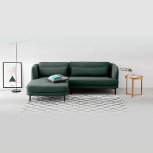 Sofá con Chaise Longue a la Izquierda Herman Yolodecoro Verde Bosque