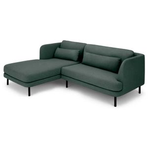 Sofá con Chaise Longue a la Izquierda Herman Yolodecoro Verde Bosque