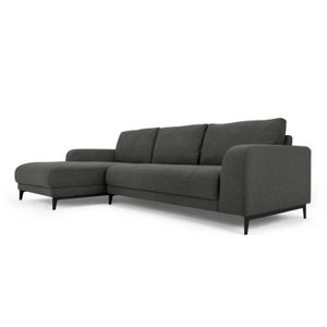 Sofá Esquinero con Chaise Longue a la Izquierda Luciano Yolodecoro Gris Hudson