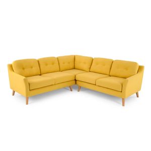 Sofá de Esquina Rufus Yolodecoro Amarillo Mostaza