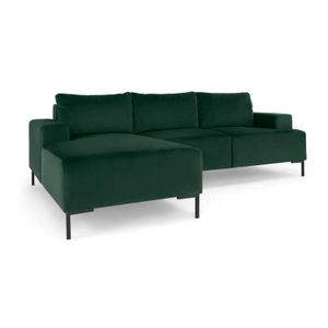 Sofá 3 Cuerpos con Chaise Longue a la Izquierda Frederik Yolodecoro Verde