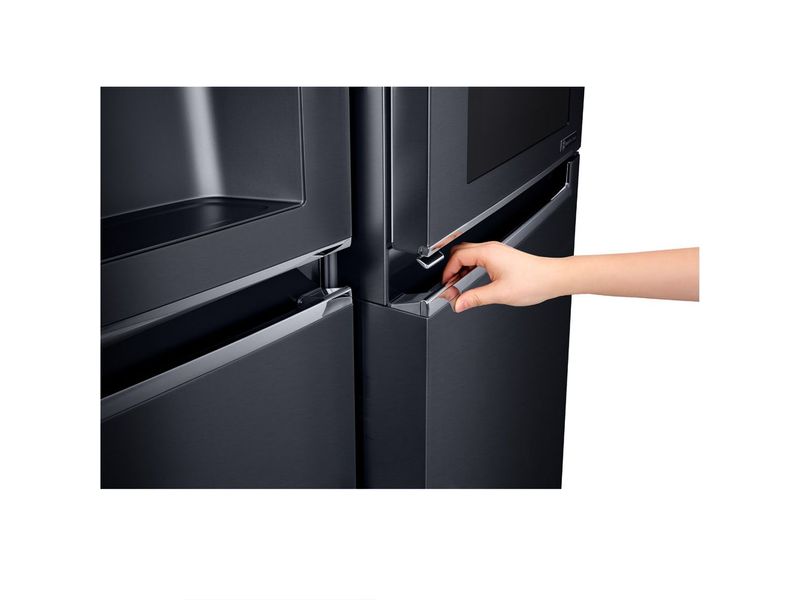 Refrigeradora Lg Instaview Side By Side Ls65sxt 601 L Matte Black Real Plaza