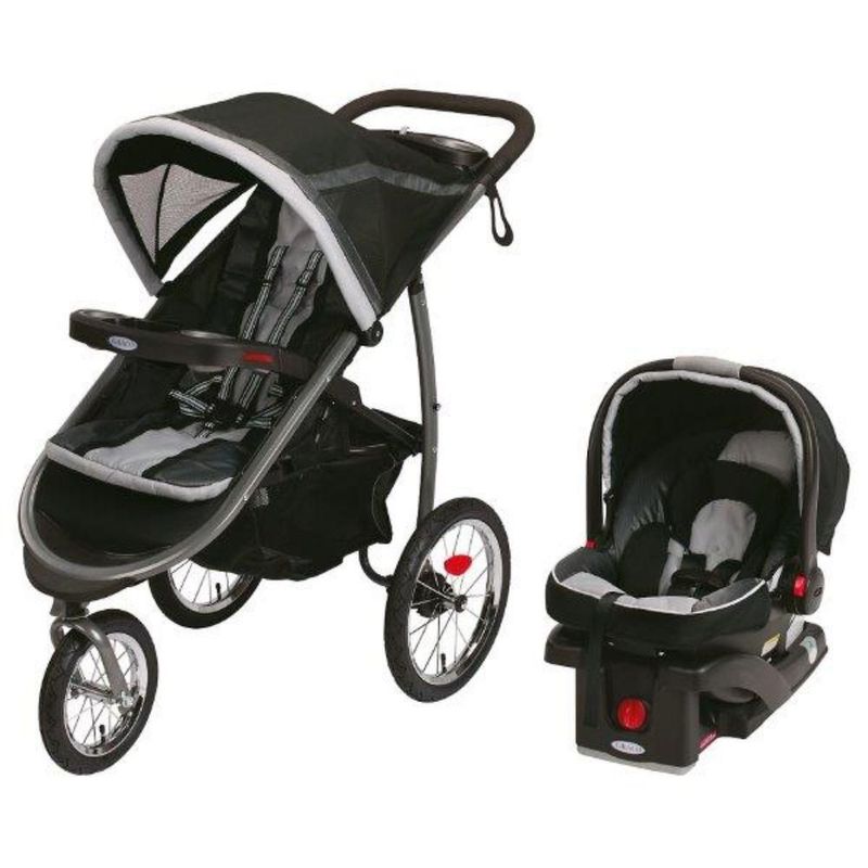 Coche Travel System Graco Srck35 Fast Action Fold Jogger Gotham Real Plaza