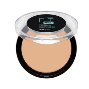 Polvo Maybelline Fit Me Matte + Poreless Tono 220 Natural Beige 0.30 Fl Oz