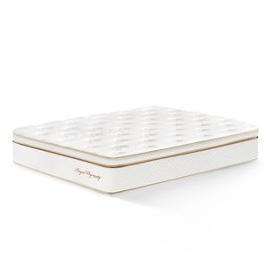 Colchón Paraíso Royal Dynasty 2 Plazas + 2 almohadas viscoelásticas + protector