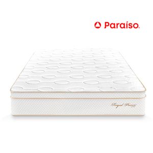 Colchón Paraíso Royal Prince 2 Plazas + 2 almohadas viscoelásticas + protector