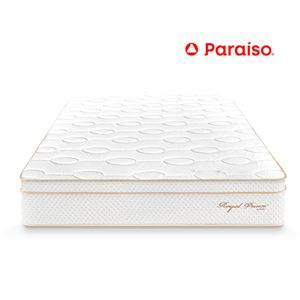 Colchón Paraíso Royal Prince Queen + 2 almohadas viscoelásticas + protector