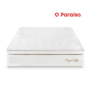 Colchón Paraíso Royal Cloud 2 Plazas + 2 almohadas viscoelásticas + protector