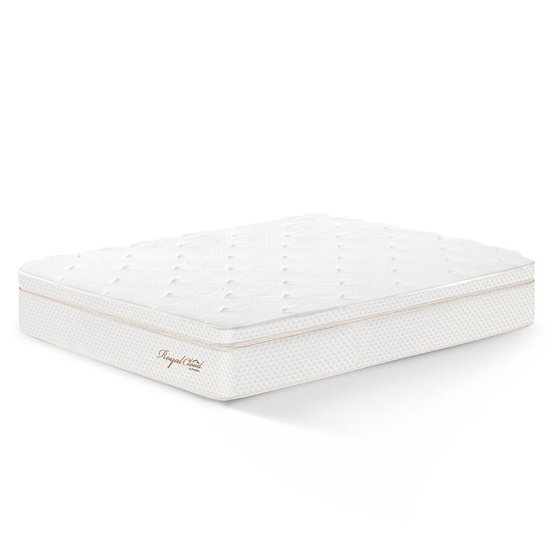 Colchon Paraiso Royal Cloud 2 Plazas 2 almohadas viscoelasticas protector Real Plaza