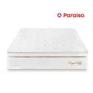 Colchón Paraíso Royal Cloud Queen + 2 almohadas viscoelásticas + protector