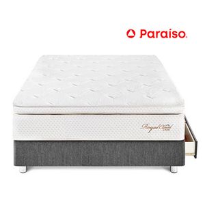 Cama Royal Cloud con cajones 1.5 plz