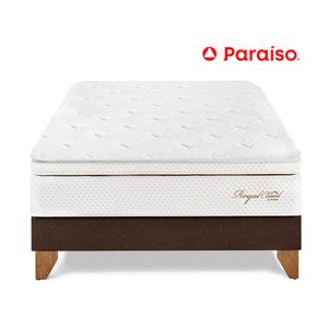 Cama Paraiso Queen Europea Royal Cloud Chocolate
