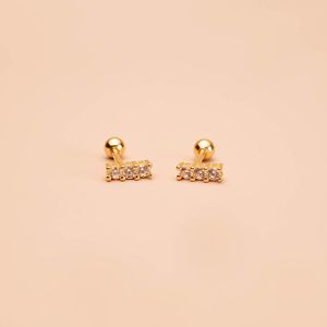 Piercing Adria Maple Plata en Oro Amarillo