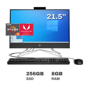 HP 22 All-in-One PC 22-df0517la 21.5" AMD Ryzen 3-3250U 8GB RAM 256GB SSD