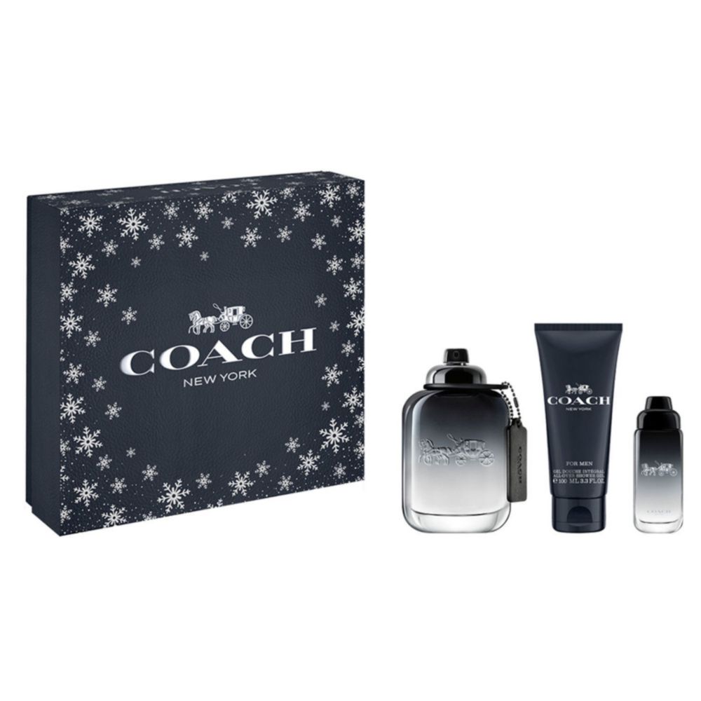 Set Coach Man 100 ML + Shower Gel 100 ML + EDT 7.5 ML Hombre Real Plaza