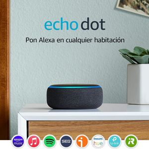 Amazon Echo Dot 3 con Parlante Inteligente Negro compatible con Alexa