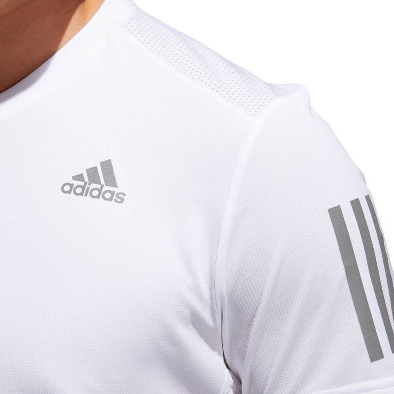 Polo Adidas Hombre Dx1319 Own The Run Tee Blanco Real Plaza