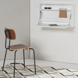 Escritorio de Pared Stretto Yolodecoro Blanco