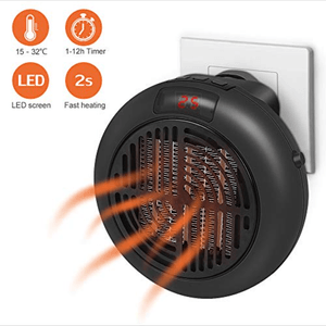Calefactor Calentador Redondo de Pared