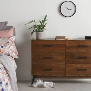 Cómoda Ancha Lucien Yolodecoro  Mango Oscura