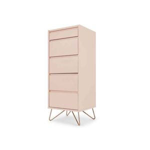 Cómoda Tocador Elona Yolodecoro  Rosa Empolvado