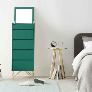 Cómoda Tocador Elona Yolodecoro  Verde Inglés