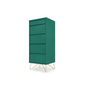 Cómoda Tocador Elona Yolodecoro  Verde Inglés