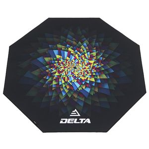 Protector De Piso En Alfombra Delta Gamer Decorplas Para Sillas Color Blue