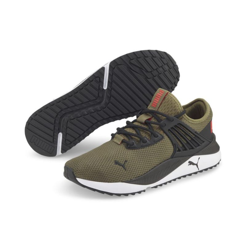 Tenis puma hombre store verde militar