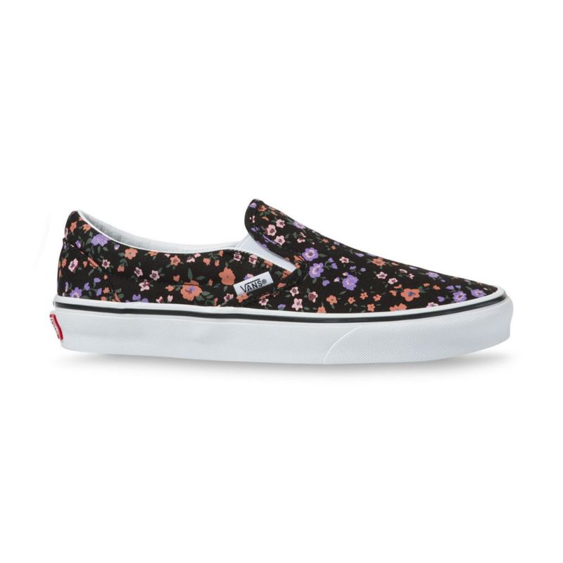 Vans de best sale flores mujer