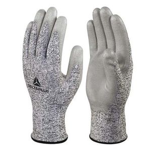 Guante Anticorte Delta Plus VENICUTD08 / Palma Pu Talla 8 por 3 Unidades