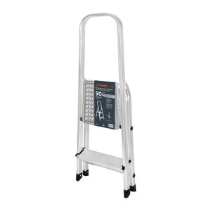 Escalera Tubular Plegable, 2 Peldaños Truper 16763