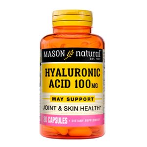 Ácido Hialurónico 100 MG Mason Natural 30 cápsulas