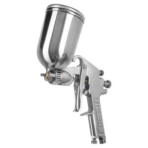 Pistola para Pintar Gravedad LVMP Vaso Aluminio, 2 mm, Truper